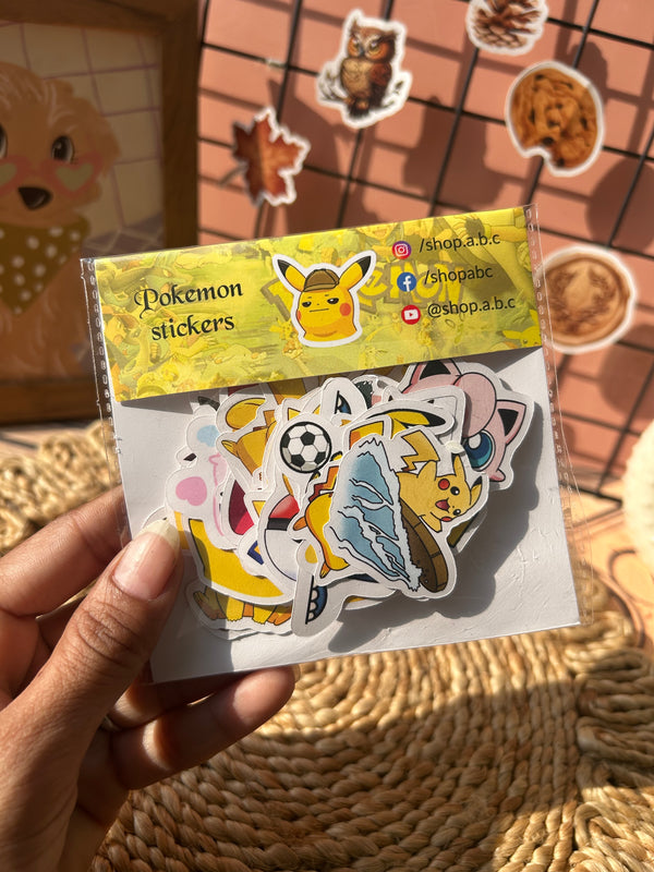 Cartoon Stickers : Pokémon