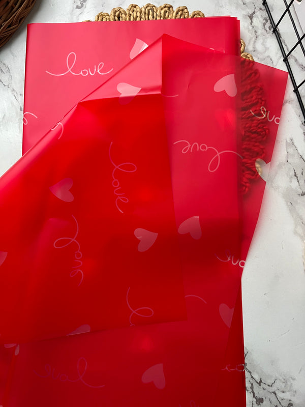 Gift wrapping sheets set of 20 - variant 04