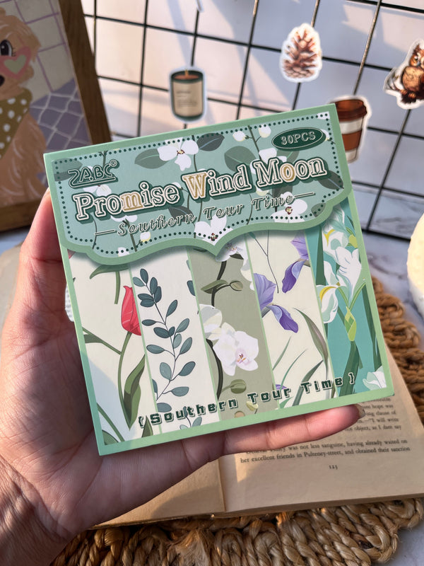 Floral Paperpack book (pack of 30pcs) - variant 03