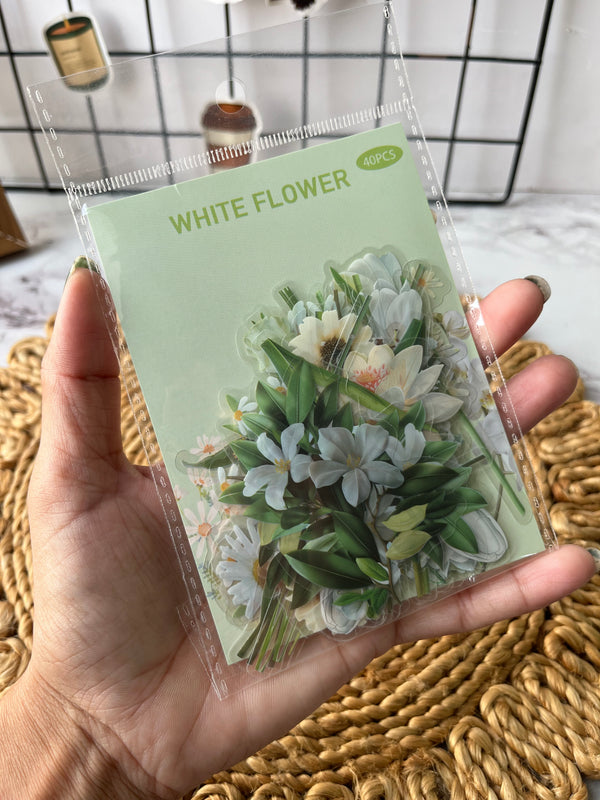 Floral aesthetic pet stickers - variant 01