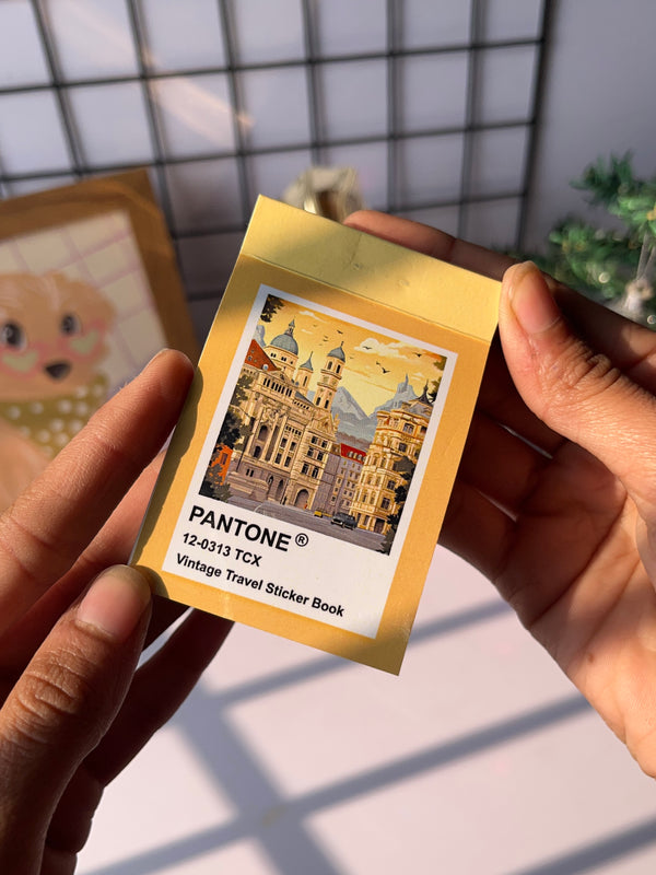 Vintage Travel sticker book