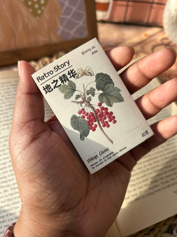 Floral aesthetic sticker book - variant 02
