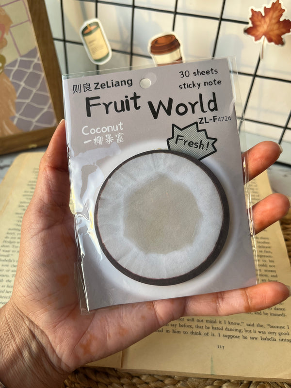 Fruit world sticky notes - variant 02