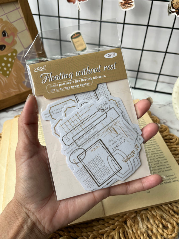 Journal Collage Frame Cutout Ephemera Set - variant 05