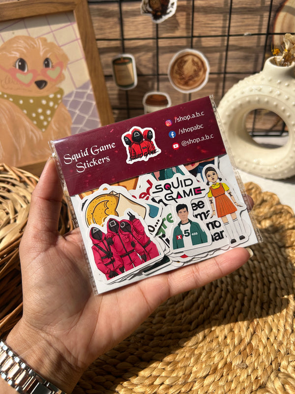 Cartoon Stickers : Squid Game
