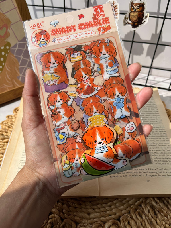 Cute Animal Dog PET stickers - variant 06