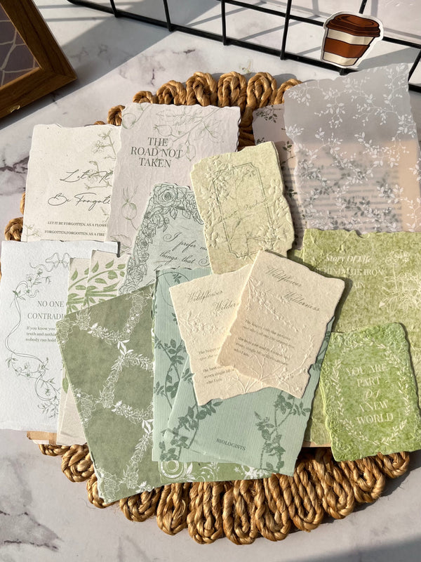 Floral Poetry Embossed Paperpack - variant 01