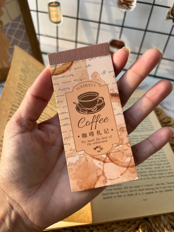 Coffee stain paperpack book