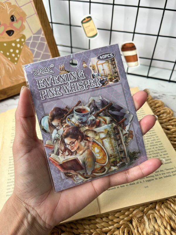 Cozy Study Journaling Sticker
Pack - variant 01