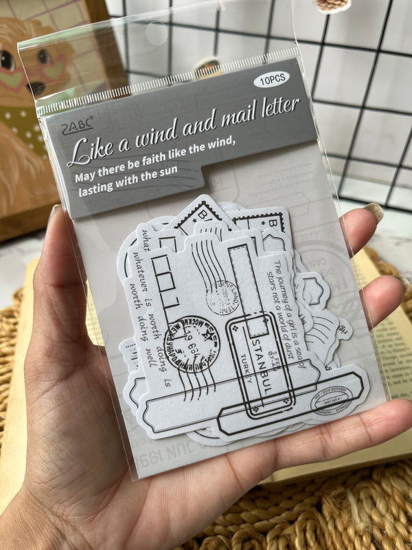 Journal Collage Frame Cutout Ephemera Set - variant 06