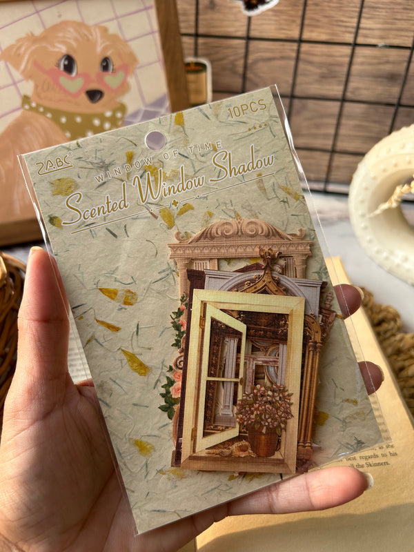 Retro journal frame cutouts -  variant 01