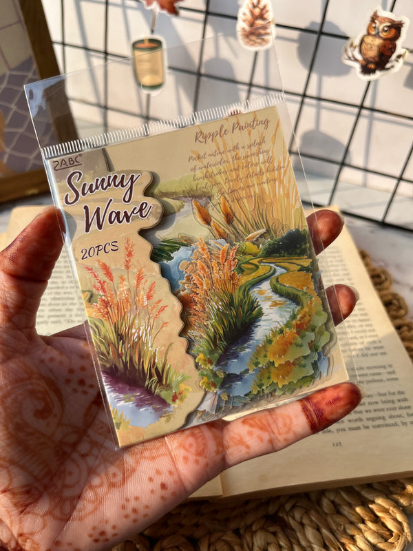 Botanical Garden Waters Collection PET stickers - variant 05