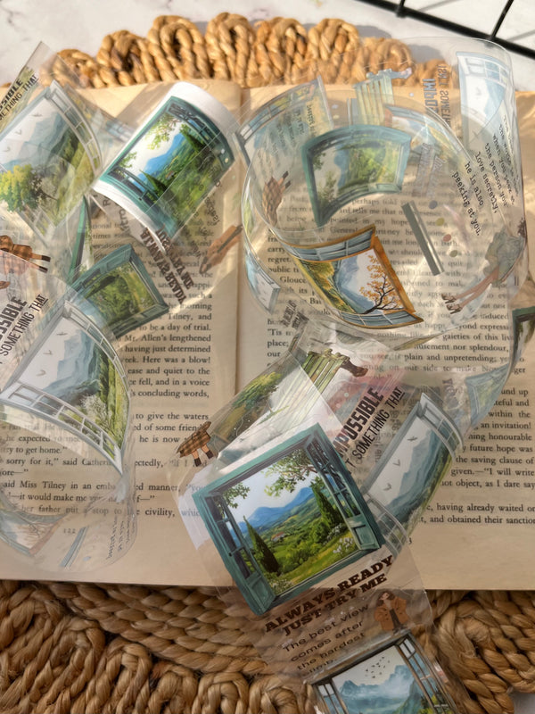 Through Her Window Girl PET
tape - variant 04