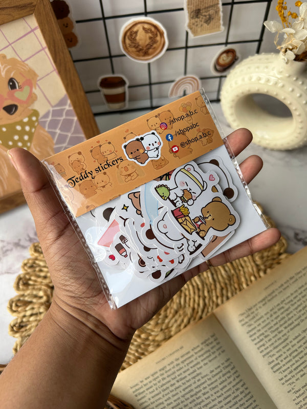 Cartoon Stickers: Teddy Bubu Dubu