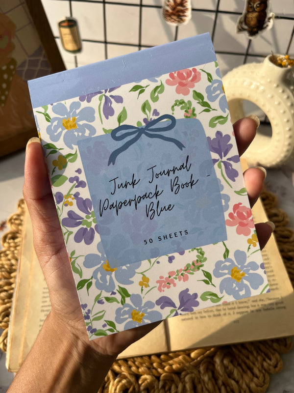 Junk journal Paperpack book - Blue