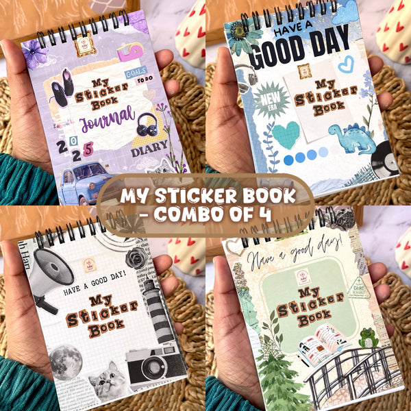 My sticker book - Combo of 4