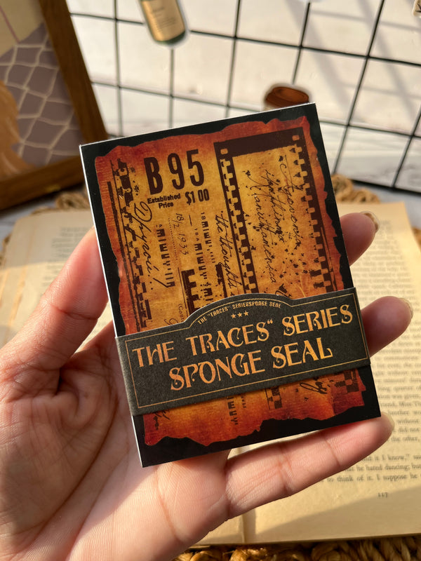 Vintage Ticket & Script Stamp