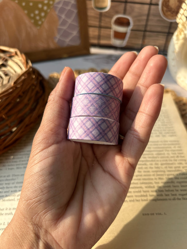 Kawaii grid washi tape - variant 06