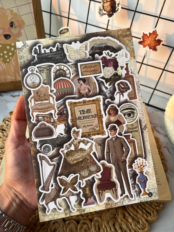 Vintage Time Milestone Journal
Sticker Book