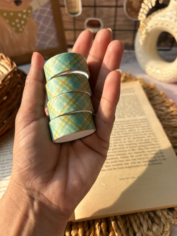 Kawaii grid washi tape - variant 09