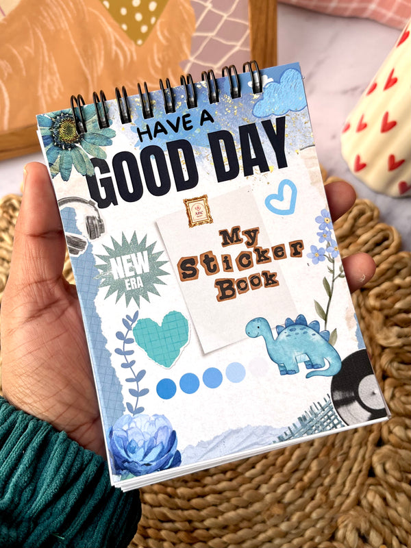 My sticker book - variant Blue