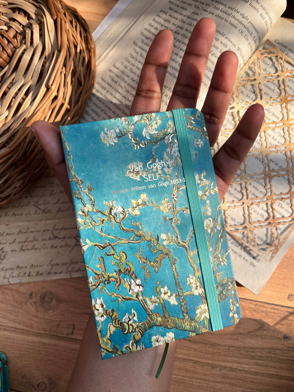 Van Gogh aesthetic ruled A6 Journal - variant 02