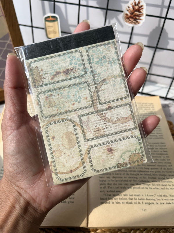 Vintage Memo Labels Paperpack Book - variant 02