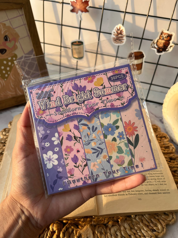 Floral Paperpack book (pack of 30pcs) - variant 02