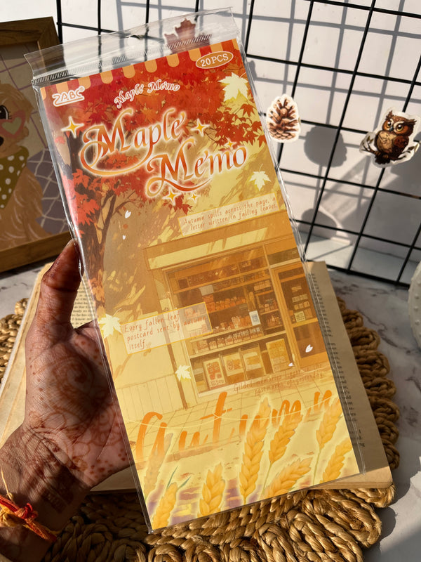 Journal season aesthetic sticker book - variant 01