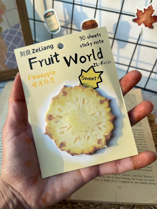 Fruit world sticky notes - variant 01