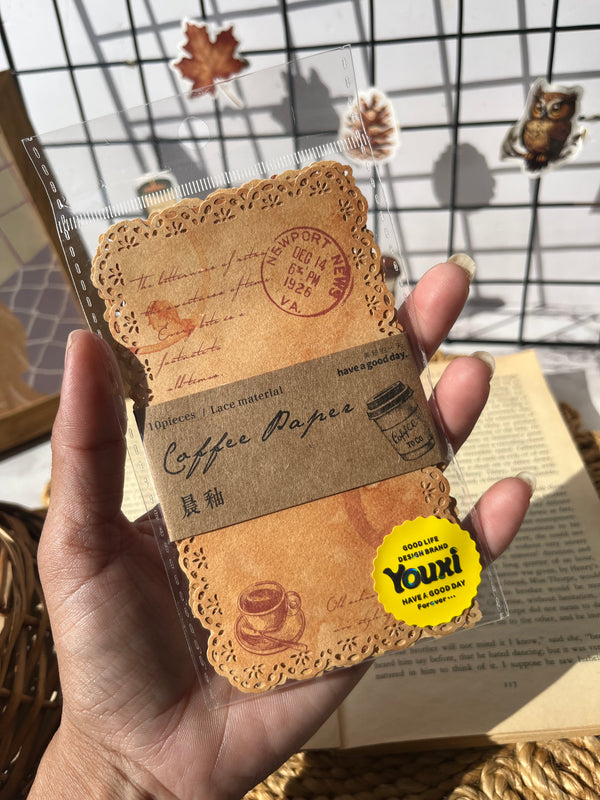 Coffee Lace Memo Sheet Pack - variant 04