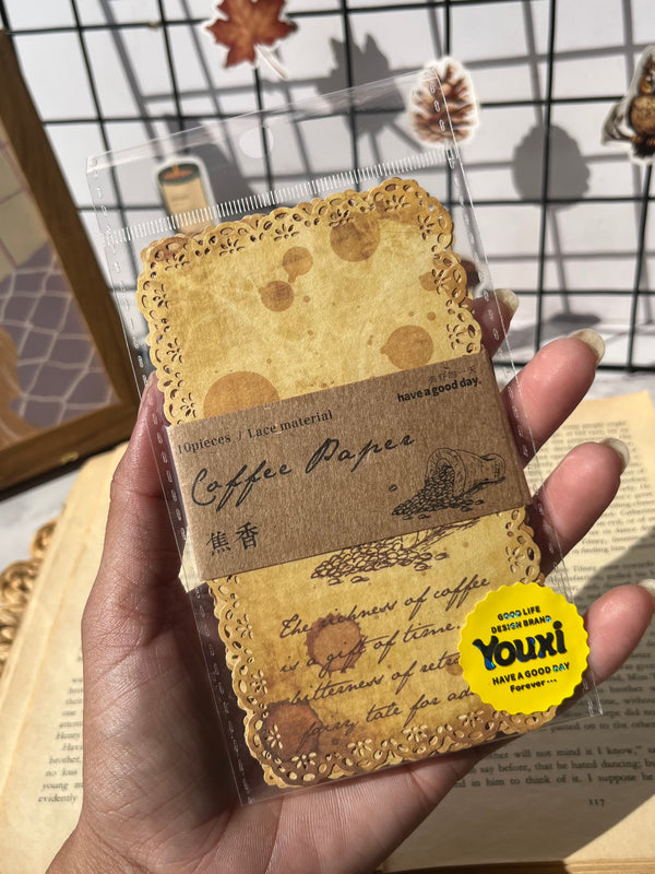 Coffee Lace Memo Sheet Pack - variant 03