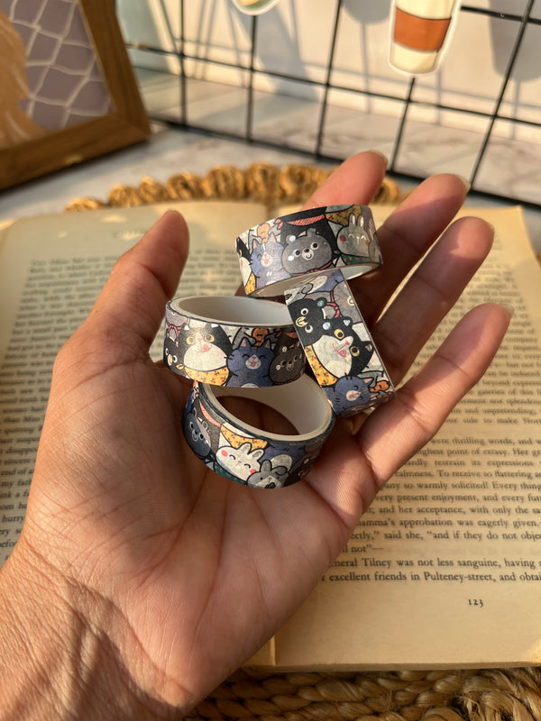 Cute animal theme washi tape - variant 08