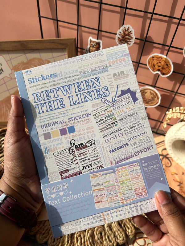 Vintage journal sticker book - variant 02