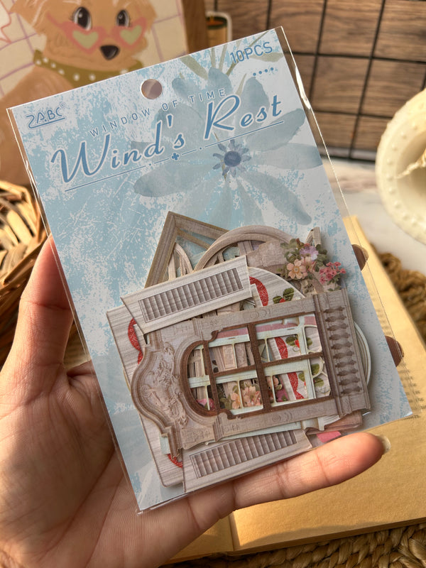 Retro journal frame cutouts -  variant 03