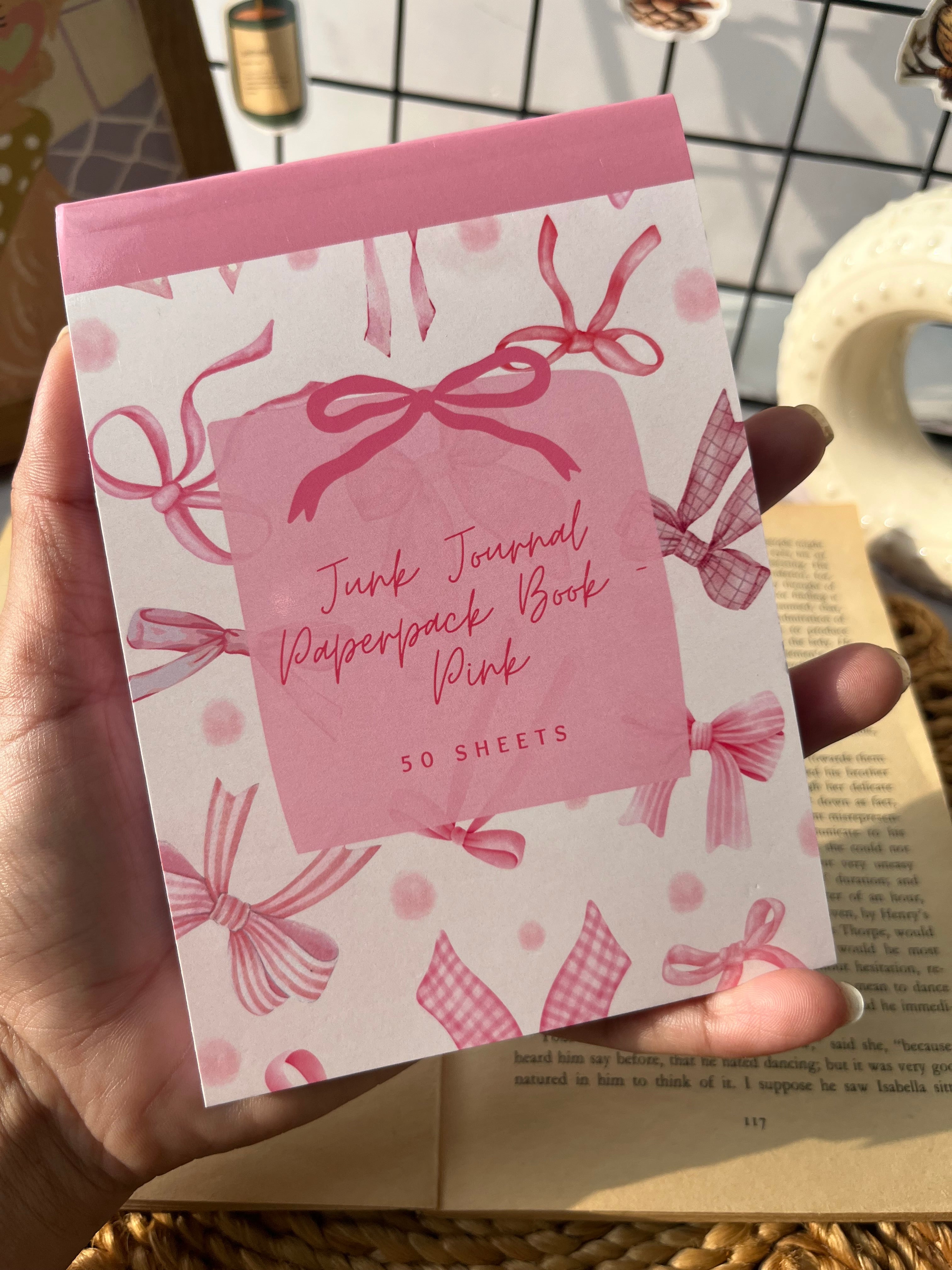 Junk journal Paperpack book - Pink – SHOP ABC