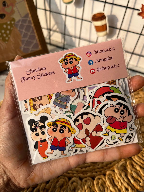 Shinchan Funny Sticker Pack