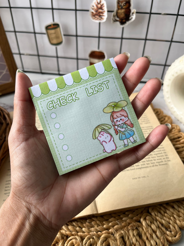 Kawaii sticky note pad - variant 01