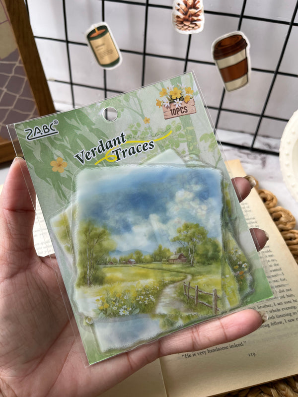 Dreamy Landscape PET Stickers - variant 03
