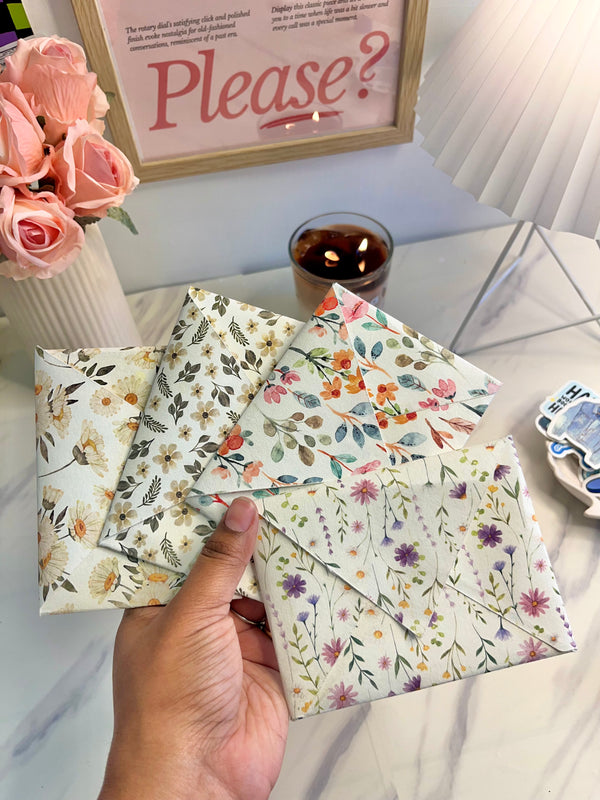 Mini envelopes - Floral edition (Pack of 8)