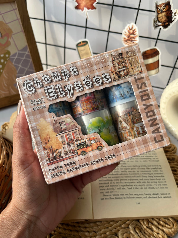 Travel Charming City Dreams PET tape set of 6