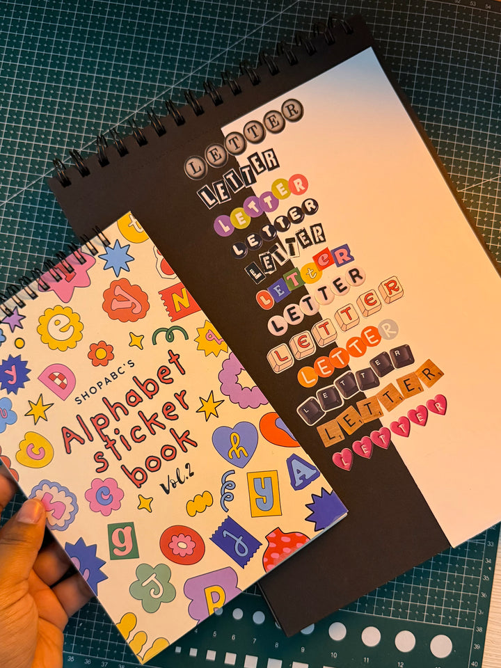 Alphabet sticker book - variant 02 – SHOP ABC