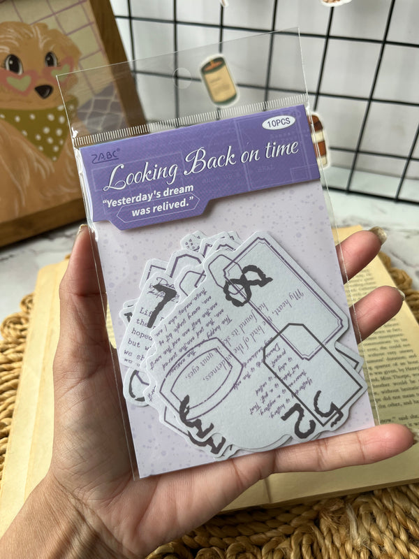 Journal Collage Frame Cutout Ephemera Set - variant 04