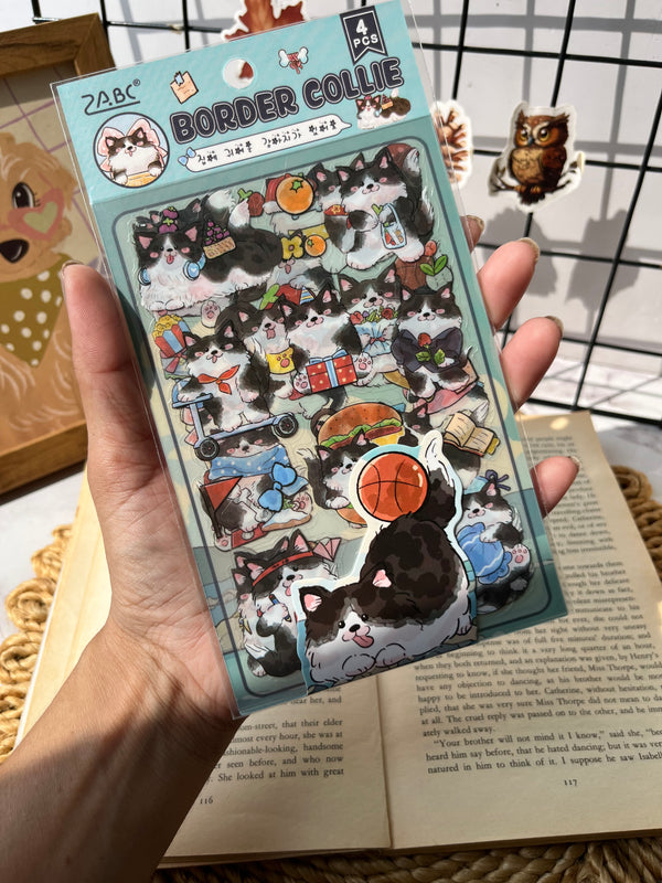 Cute Animal Dog PET stickers - variant 03