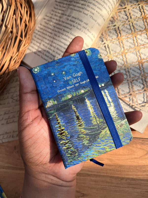 Van Gogh aesthetic ruled A7 Journal - variant 04