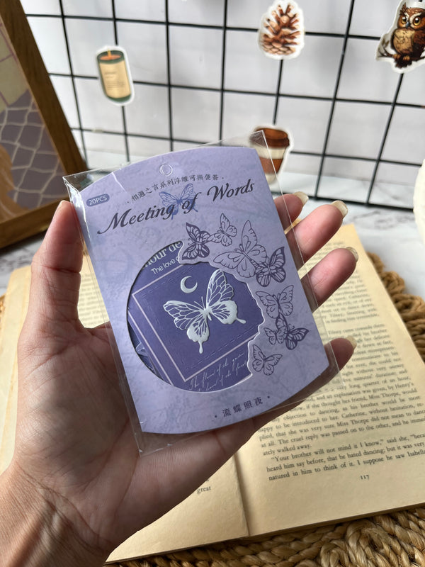 Vintage Verse Floral Memo Label Pack - variant 06