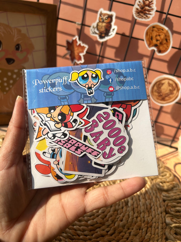 Cartoon Stickers : Powerpuff girls