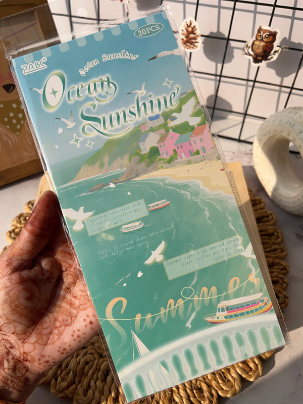 Journal season aesthetic sticker book - variant 03