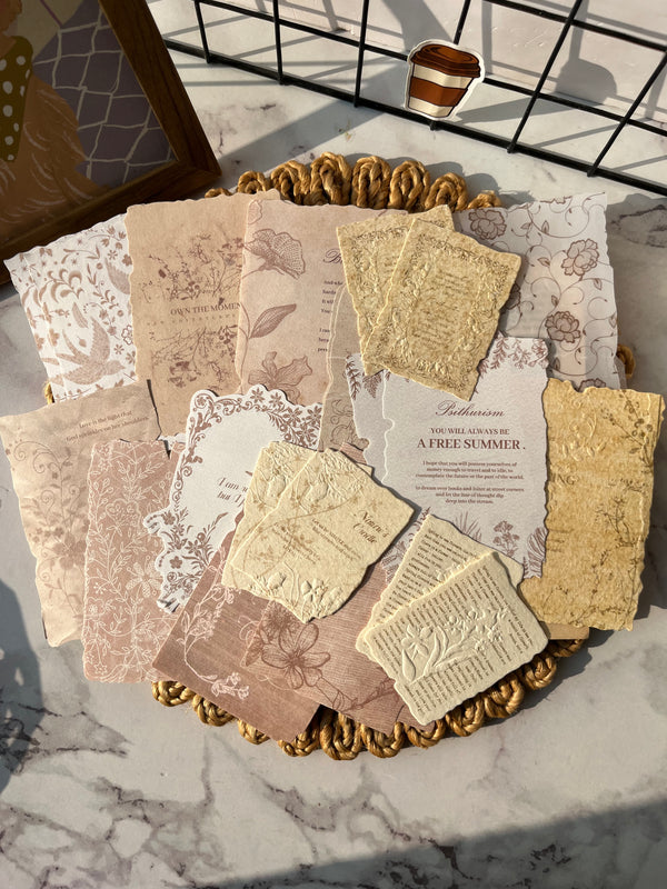Floral Poetry Embossed Paperpack - variant 04