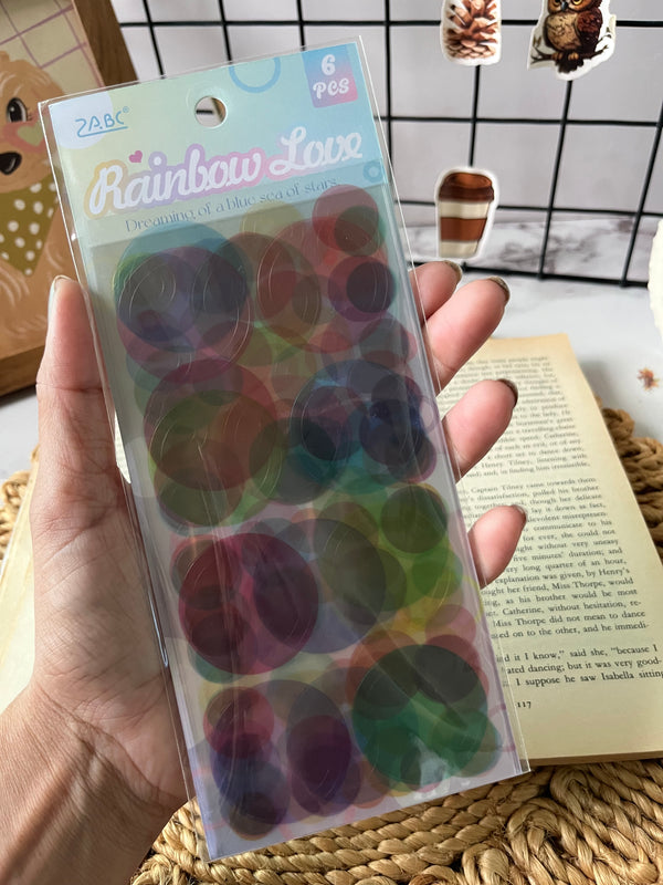 Journal Circle Dot stickers - variant 01